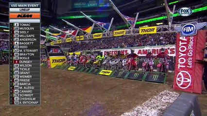 AMA Supercross 2017 Rd 11 Indianapolis - 450 Main Event HD 720p (Monster Energy SX round 11, Indiana superkros)