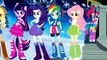MY LITTLE PONY Equestria Girl Transform into Dreamworks Trolls Coloring Video- Kiddie Toys