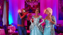 Joker Girl Date Prank vs Thor & Wonder Woman w/ Frozen Elsa, Blue Spiderman, Ariel, Harley