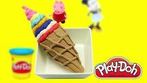 Learn Colors Play Doh Ice Cream Peppa Pig Em Português Molds Fun! Finger Family Nursery Rh