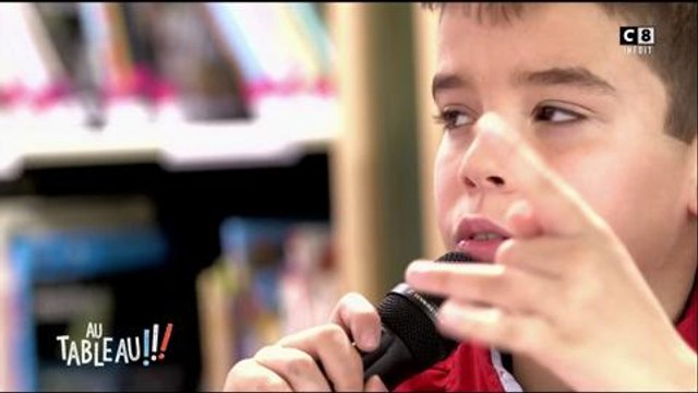 Benoît Hamon soufflé par un petit garçon je suis pas d'accord avec vous