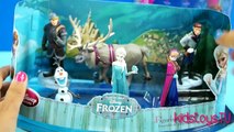 Frozen Elsa Anna Rapunzel Belle and Other Cute Disney Princess Dolls Unboxing and Review c