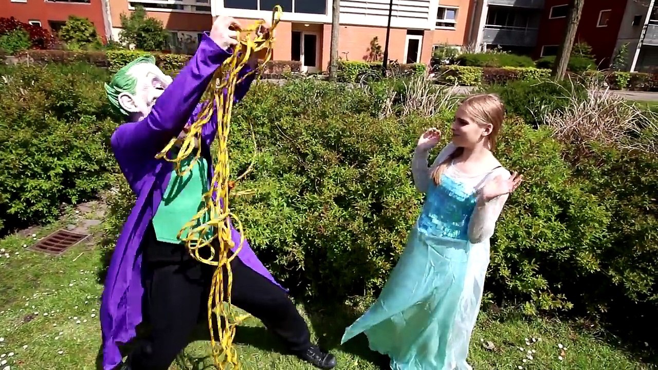 Frozen Elsa CLOTHES SWAP CHALLENGE w/ Spiderman Belle Anna Rapuntzel Fun Superhero in real