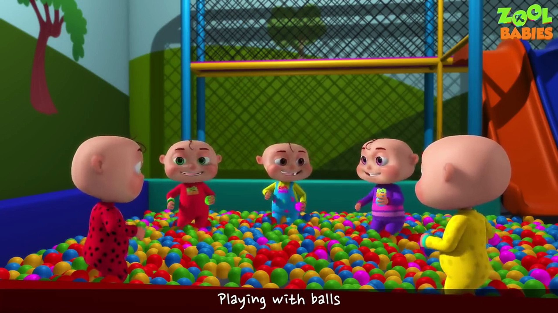 Wheels On The Bus With Five Little Babies | Nursery Rhymes Compilation | Zool Babies Fun S