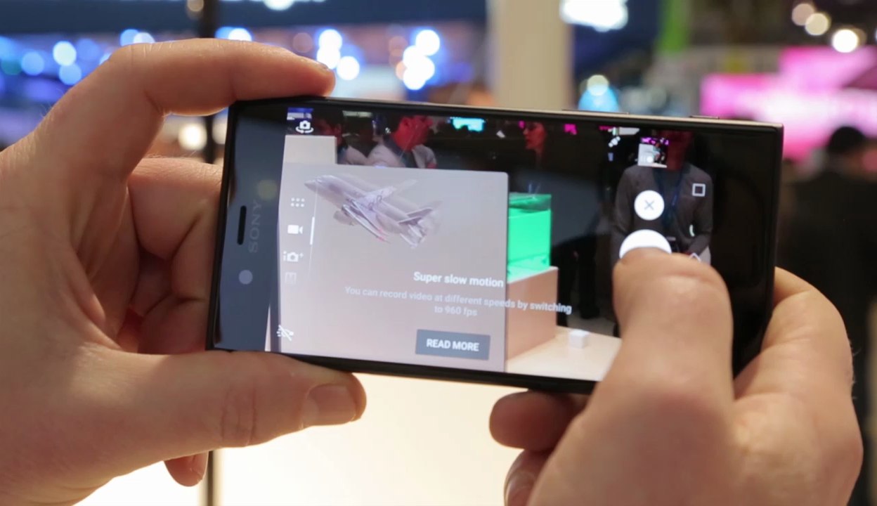 Vu au MWC 2017 - Le Sony Xperia XZ Premium avec...