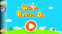 Learn Words and what Babies do with Baby Pandas Daily Life by BabyBus Kids Games