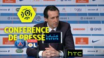 Conférence de presse Paris Saint-Germain - Olympique Lyonnais (2-1) : Unai EMERY (PARIS) - Bruno GENESIO (OL) / 2016-17