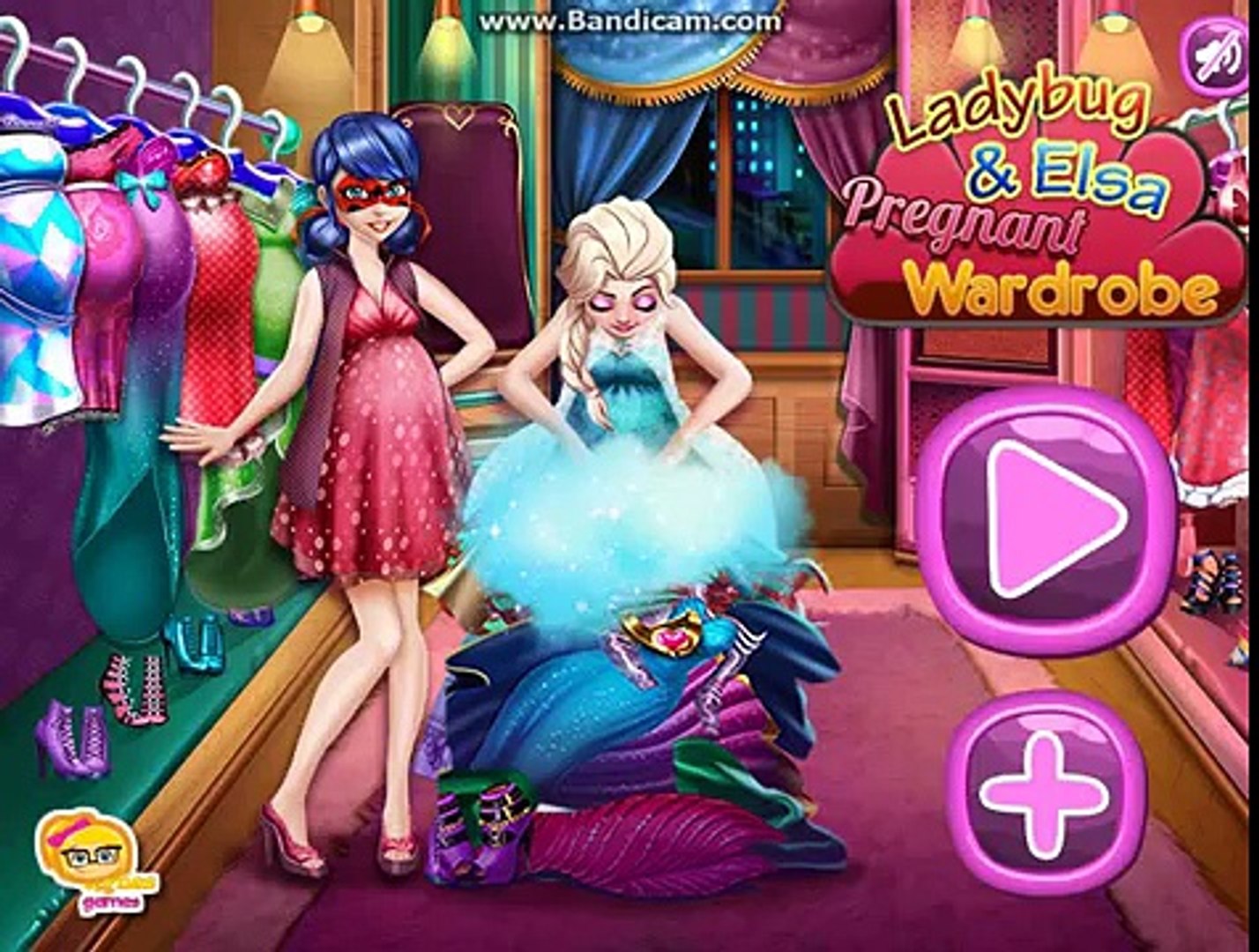 Ladybug And Elsa Pregnant Wardrobe - Miraculous Ladybug & Frozen Queen Elsa Game