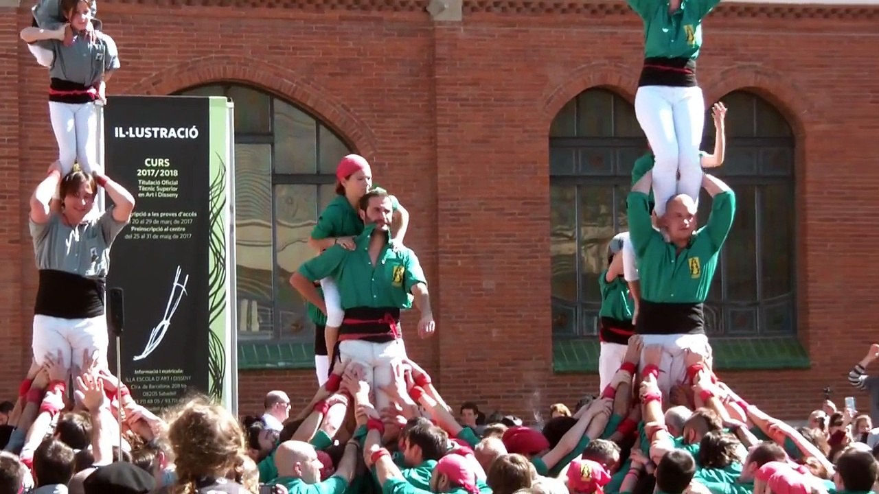 Pilars de comiat - Castellers de Sants - Sabadell - Granollers