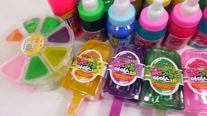 DIY Syringe How To Make Colors Bubble Orbeez Slime Glue Water Balloons Learn Colors Slim