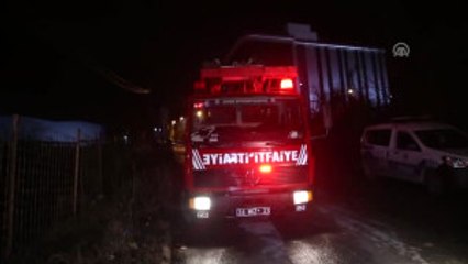 Işçilerin Kaldığı Konteynerde Yangın: 1 Ölü, 1 Yaralı