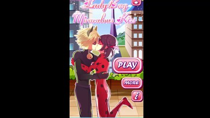 Ladybug Miraculous Kiss - Ladybug and Cat Noir Kissing Game For Kids