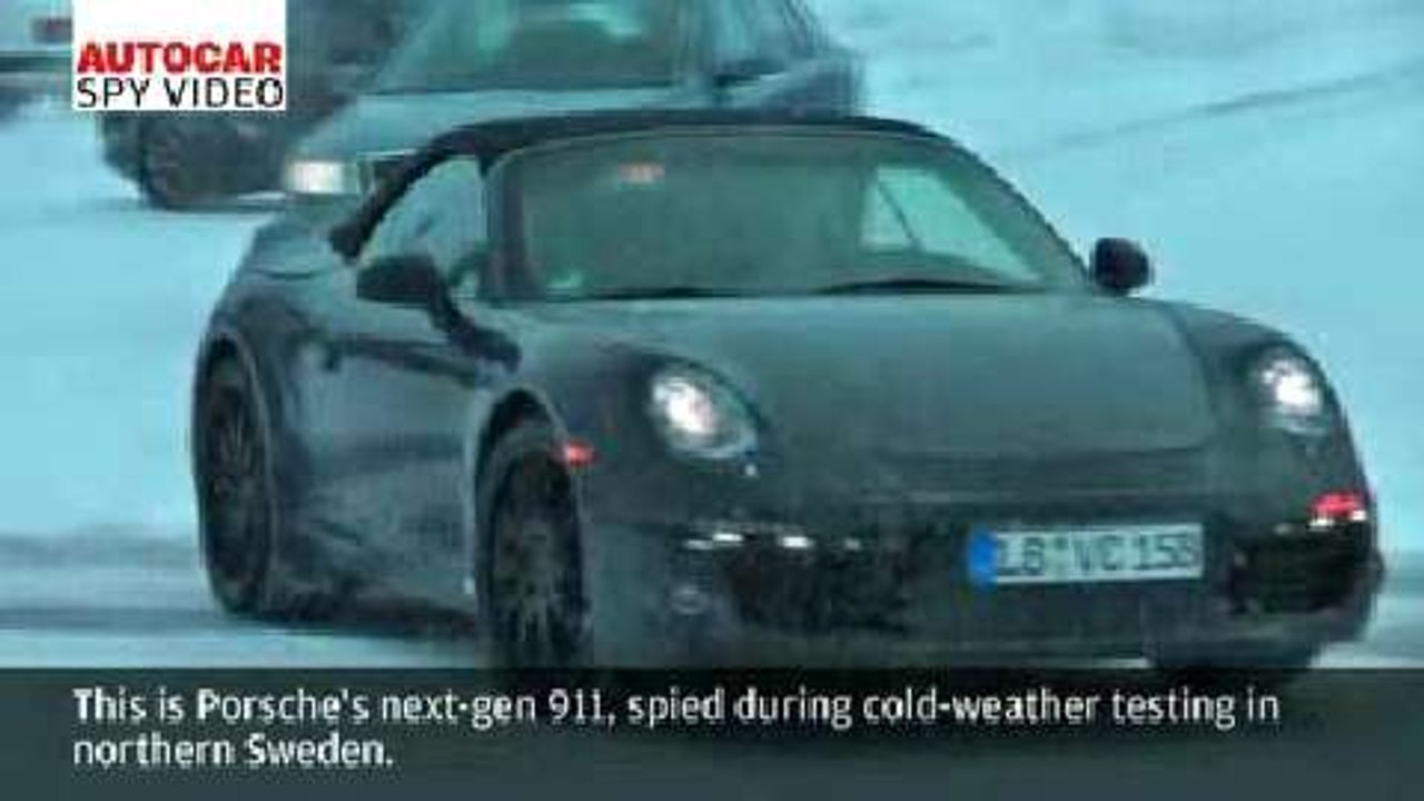 Spy video: next Porsche 911