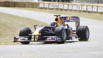 Goodwood: Adrain Newey drives Red Bull F1 car