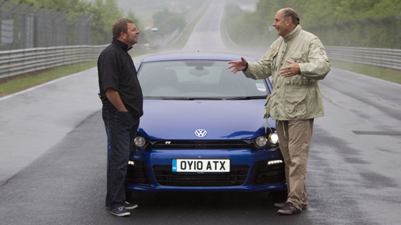 VW Scirocco R driven at the Nurburgring