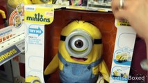 MINIONS DAY! Surprise TOY Unboxing, Movie Theater, McDonalds Happy Meal Toys!