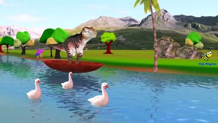 3D Dinosaurs Cartoon Finger Family Nursery Rhymes | Dinosaurs Animals Finger Family Collec