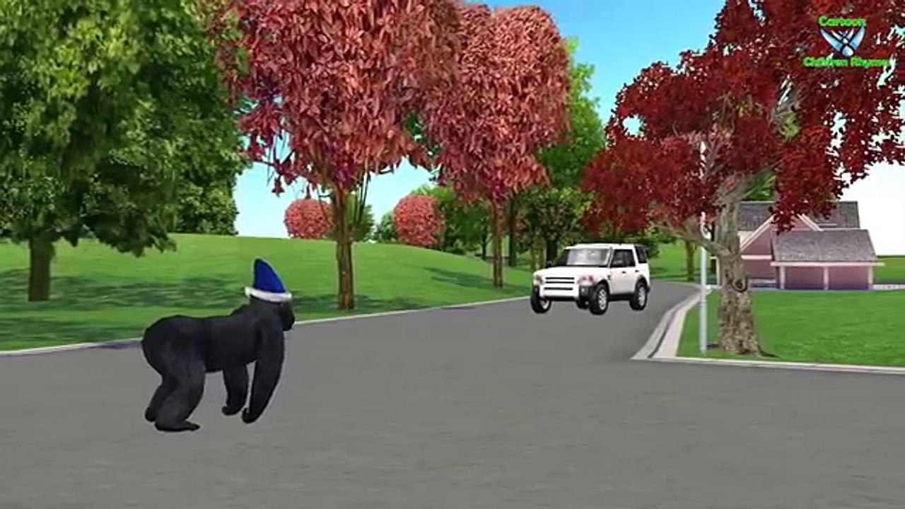 Gorilla Finger Family English Nursery Rhymes | 3d Animation Song For Children