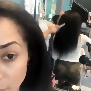 Karlie Redd natural hair! Long hair don't care! Love and Hip Hop Atlanta Season 6 star!