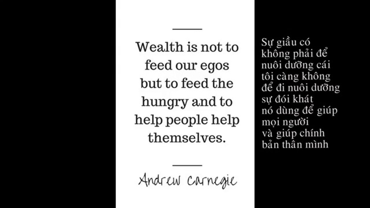 The quotation, Andrew Carnegie's rich classic