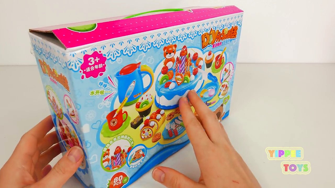 Birthday Cake Cookies and Sweet Treats for Kids Playset