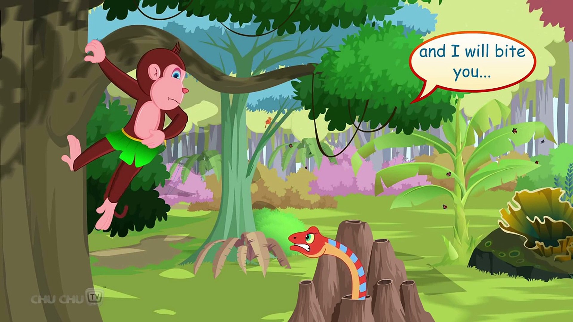 A Cobra e o Louro (Snake and the Parrots) - ChuChu TV Histórias de ninar  para Crianças