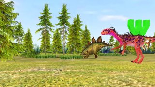 Дети цвета динозавры образовательных для Дети Узнайте имен формы т видео с |