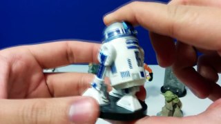 Назад Империя статуэтка Набор для игр Обзор звезда звезда в видео войны 6 ударов Йоды R2-D2 Люк сделал Бобу