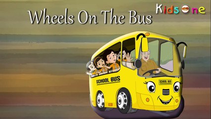 Wheels On The Bus - Nursery Rhymes - English Animated Rhymes