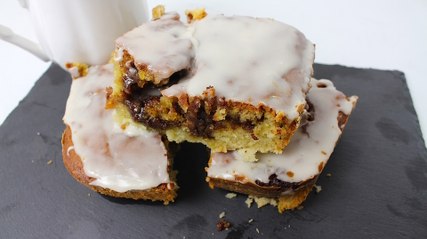 CINNAMON ROLL CAKE *COOK WITH FAIZA*