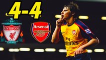 Liverpool vs Arsenal 4-4 ● All Goals - Highlights 2008-2009