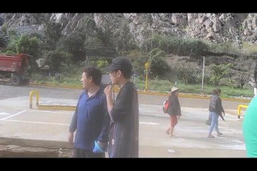 Vehiculos arrazados por huayco del rio chillon