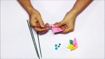 How to make cherry blossoms with paper