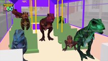 Jurassic Park Dinosaurs Johnny Johnny Yes Papa | Dinosaurs Cartoon | Nursery Rhymes ABC