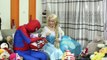 Beatifull Baby Elsa | Baby Elsa Vs Spiderman In Realife | Childrens Indoor Playground #11