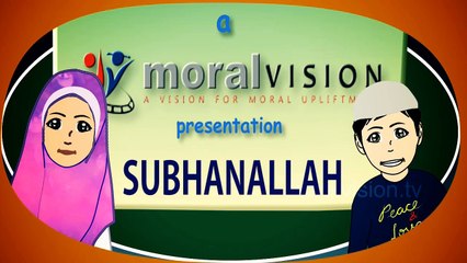 SubhanAllah while you getting up stairs - Islamic Cartoons fof Children