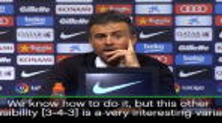 Enrique keen to continue changing Barca formation