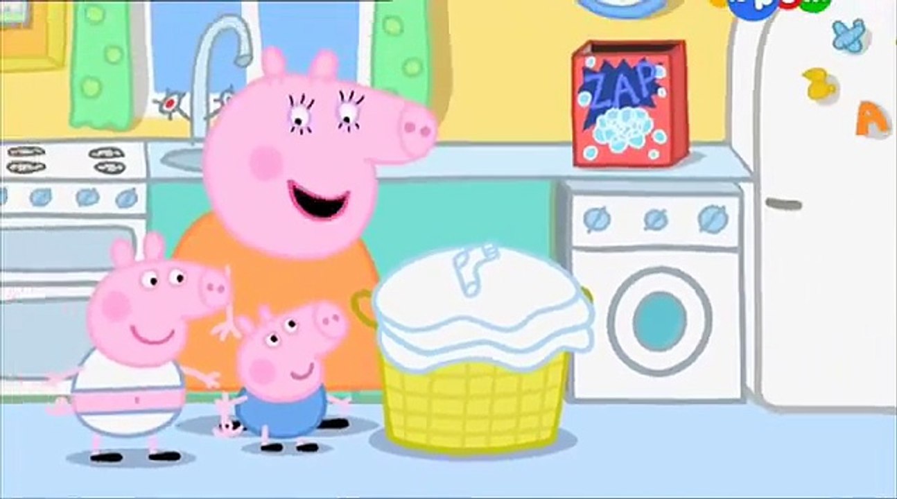 Мультфильм Свинка пеппа Стирка