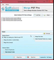 Merge Outlook PST Files: FileFixUtility