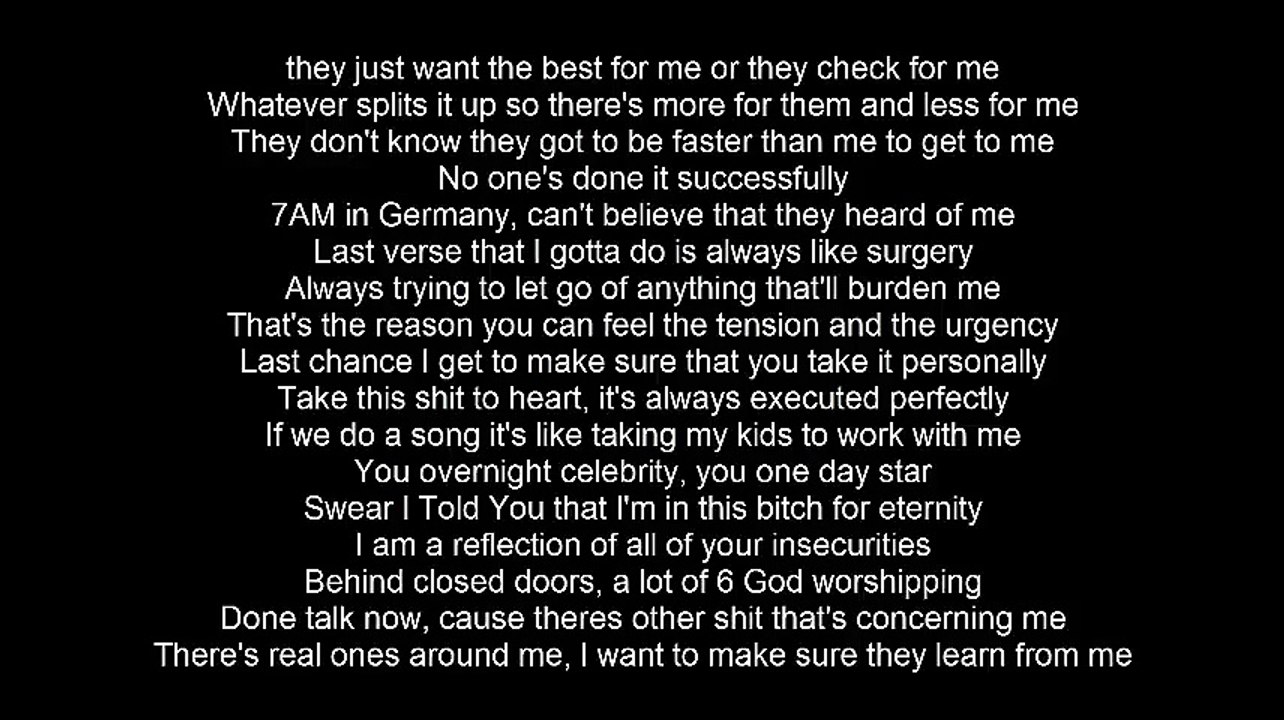 Drake - Do Not Disturb (Lyrics)