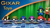 Pokemon Surprise Poke Balls 5 Toys - Klefki, Dedenne, Manaphy, Victini, Jirachi-ED5X