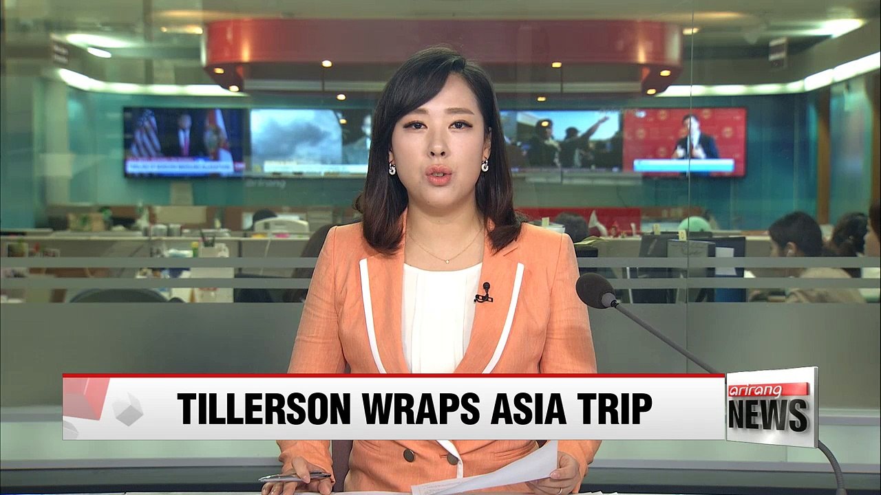 Tillerson concludes Asia trip with question marks over 'new approach' to N. Korea