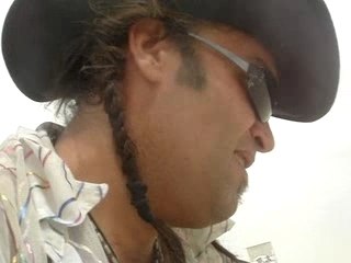 Biking in the Dust Storm at Burning man 2007