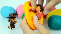 HUGE Rainbow Dora The Explorer Play Doh Surprise Egg - Giant Nick Jr. Playdough Eggs