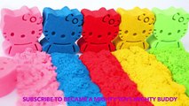 DIY How To Make Colors Kinetic Sand Hello Kitty Learn Colors Kinetic Sand-FE