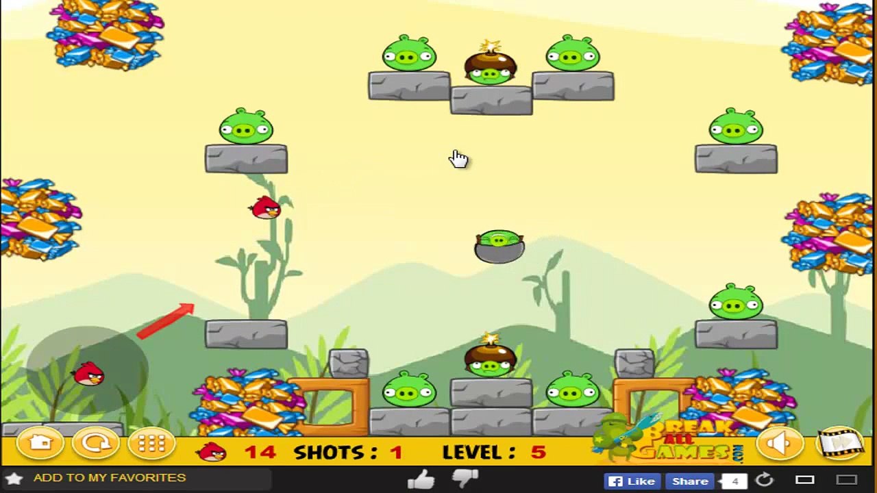 Free Online Kids Video Games (Angry Birds Cannon, Angry Birds Vs Zombies, Angry Birds Spac