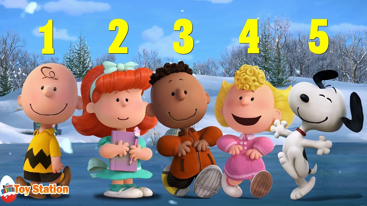 Finger Family Song! Peanuts Charlie Brown, Snoopy, Lucy, Sally, Linus!