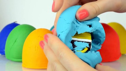 Download Video: Kinder Surprise eggs Play doh Frozen Toys English Mickey mouse Playdough Shopkins Egg-40