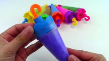 Glitter Slime Clay Ice Cream Popsicles Umbrella Clay Slime Surprise Toys Rainbow Learning Colors-8U