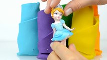 Disney princess surprise eggs play doh toys collection Cinderella, Jasmine, Snow White, Belle, Ariel-e0UXZ